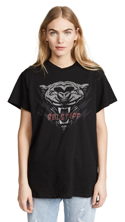 Shop Belstaff Alymer Panther Tshirt In Black