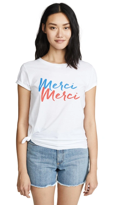 Shop Chrldr Merci Tee In White