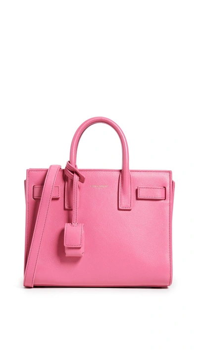 Shop Ysl De Jour Nano Bag In Pink
