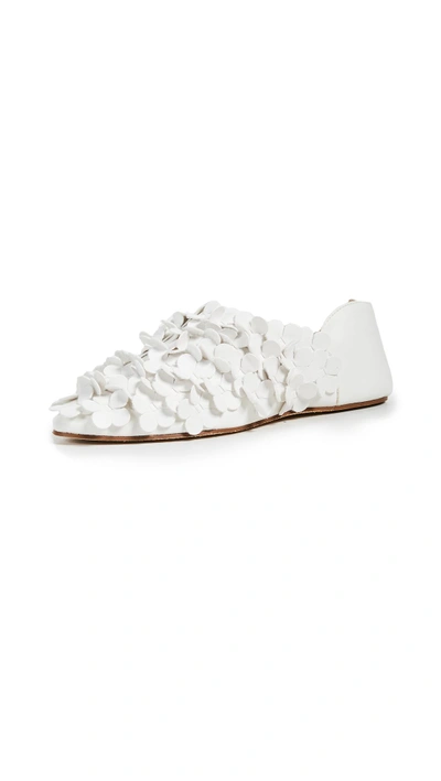 Shop Greymer Faux Leather Medina Mules In Soft Ivory