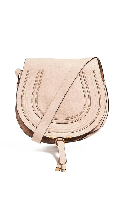 Shop Chloe Leather Paraty Shoulder Bag In Pink