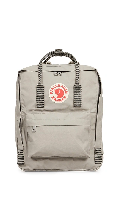 Shop Fjall Raven Kanken Backpack Fog/striped One Size