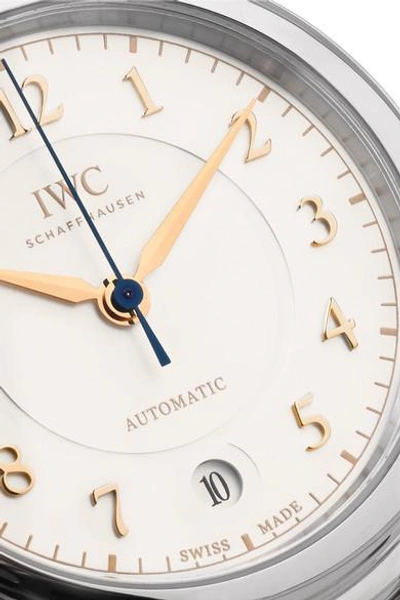 Shop Iwc Schaffhausen Da Vinci Automatic 36mm Stainless Steel Watch