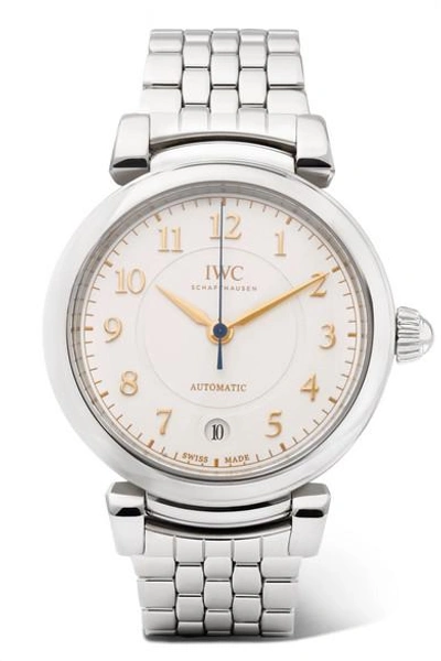Shop Iwc Schaffhausen Da Vinci Automatic 36mm Stainless Steel Watch