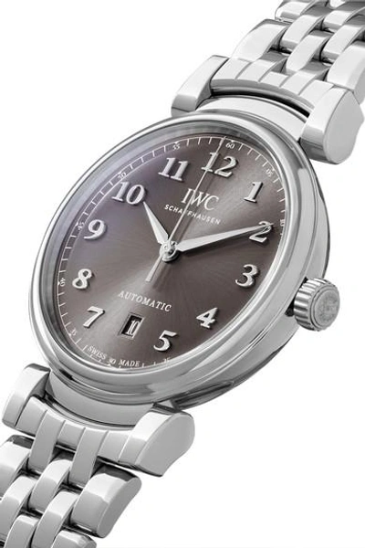 Shop Iwc Schaffhausen Da Vinci Automatic 40mm Stainless Steel Watch
