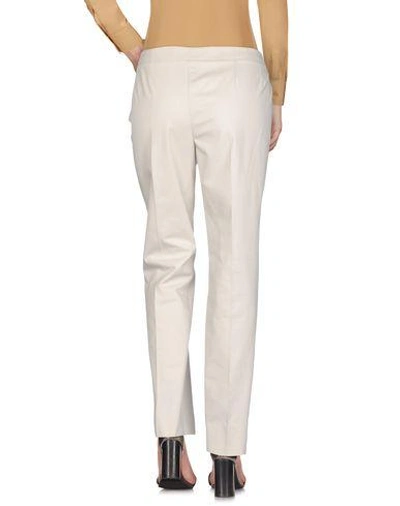 Shop Incotex Casual Pants In Ivory