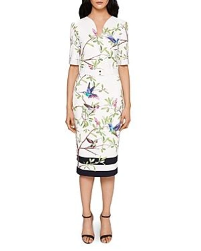 Ted Baker Evrely Bodycon Dress In Highgrove Print White ModeSens
