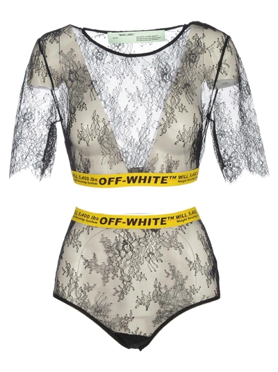 Shop Off-white Off White Two Pieces In Black