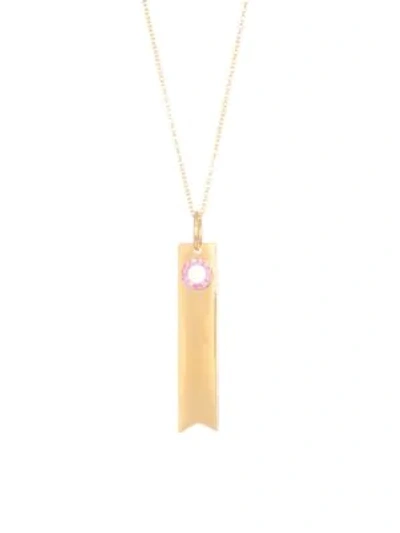 Shop Devon Woodhill Pink Sapphire & Gold Pendant Necklace