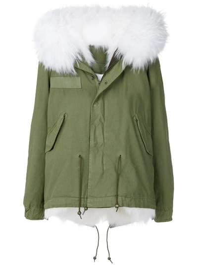 Shop Mr & Mrs Italy Fox Fur Hooded Parka Coat
