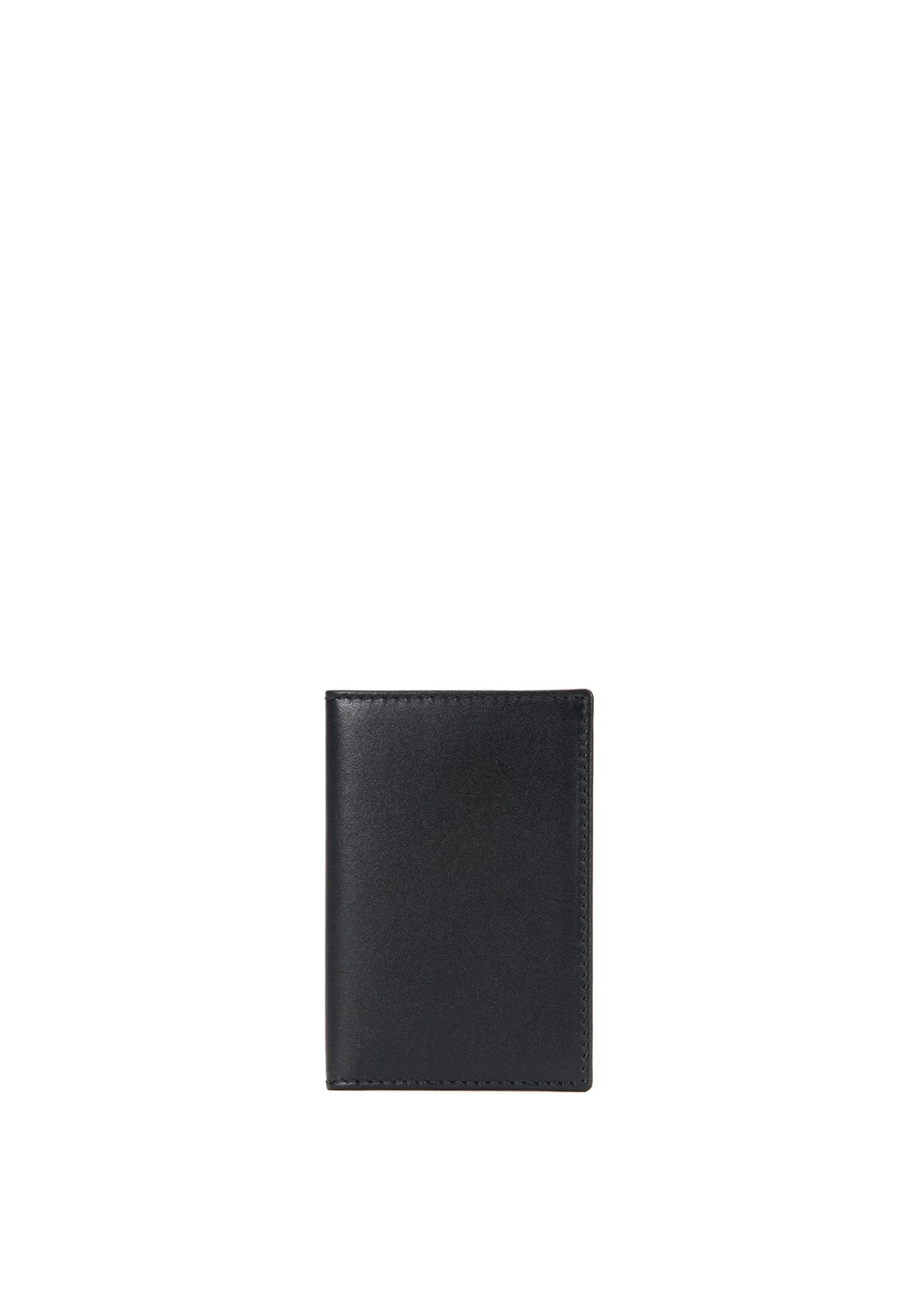 comme des garcons leather card holder