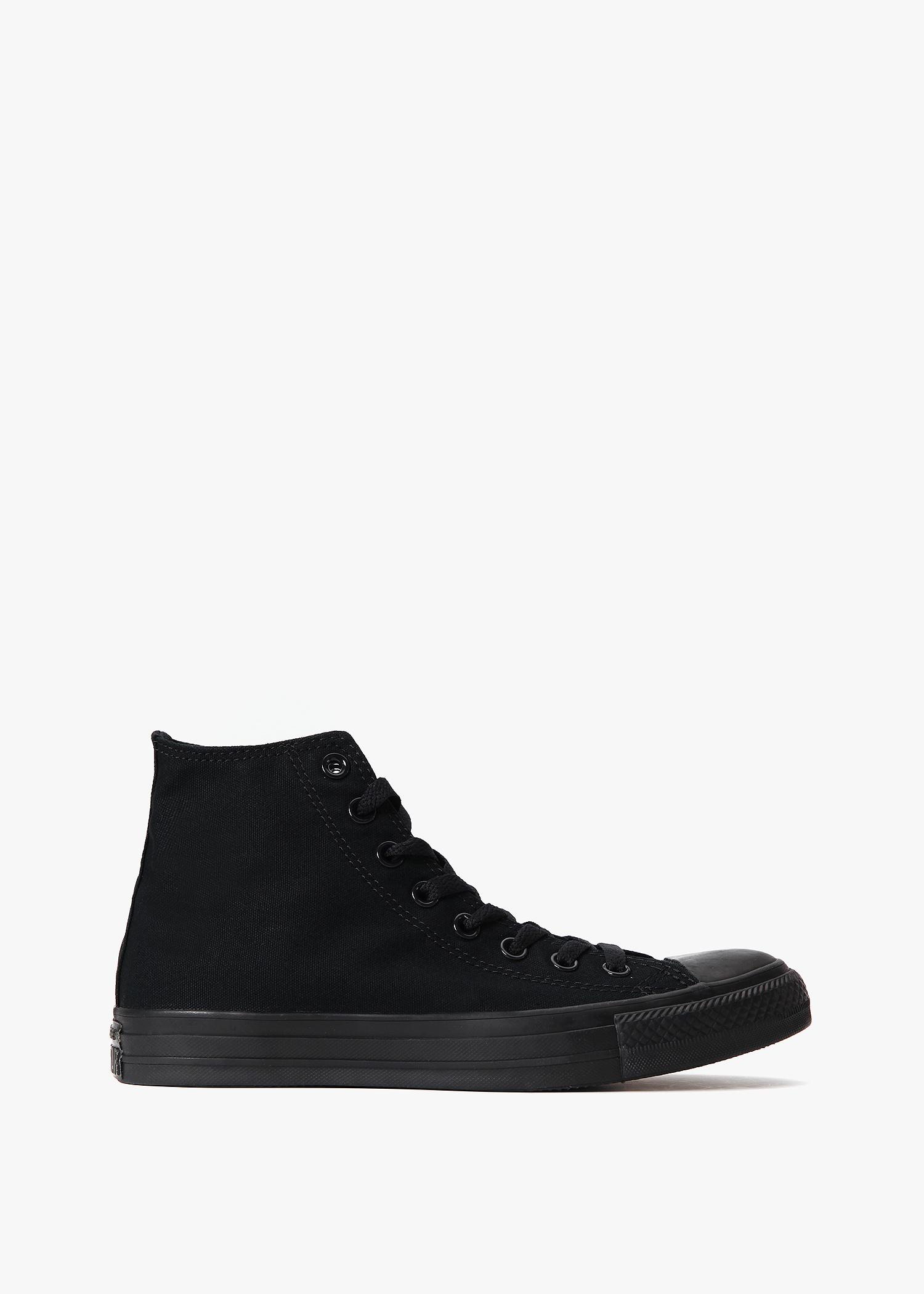 converse chuck taylor all star core black mono trainers
