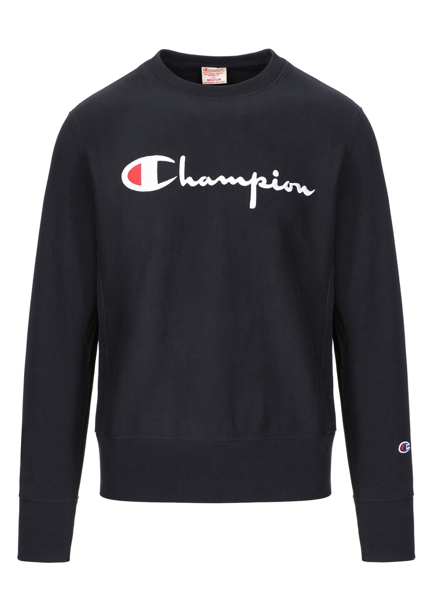 Champion Crewneck Sweatshirt In Navy 