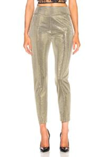 Shop Michelle Mason Trouser Pant In Metallics