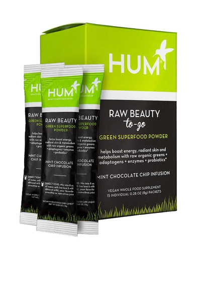 Shop Hum Nutrition Beauty To Go Mint Chocolate Skin & Energy Superfood Powder In N,a