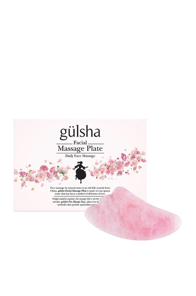 Shop Gulsha Rose Quartz Facial Massage Plate In N,a