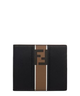 Fendi Men's Black Leather Wallet | ModeSens