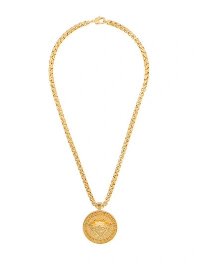 Shop Versace Medusa Pendant Necklace