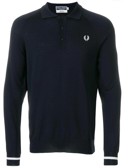 Shop Fred Perry Long Sleeve Polo Shirt