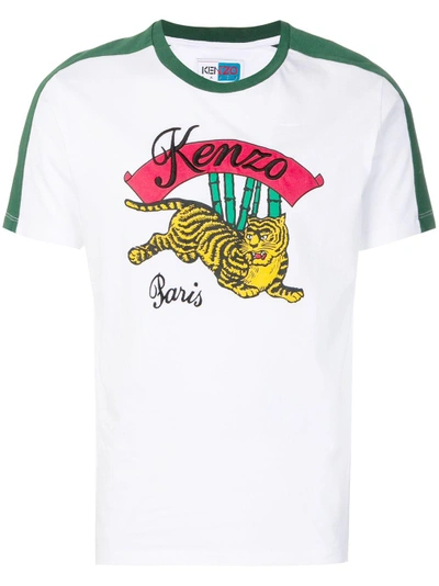 Shop Kenzo Tiger Memento T-shirt - White