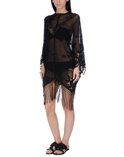 Shop Miguelina Cover-up In Black