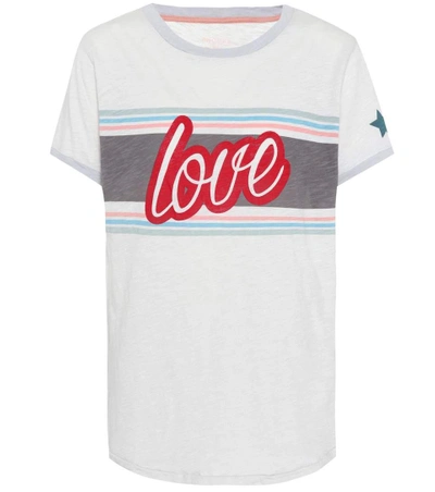 Shop 81 Hours Love Cotton T-shirt In White