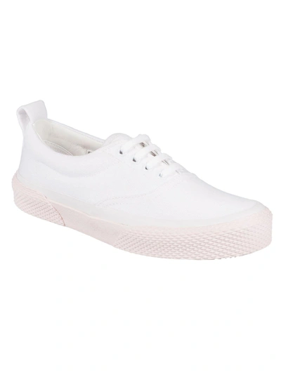 Shop Celine C Line Classic Sneakers In White-light Pink