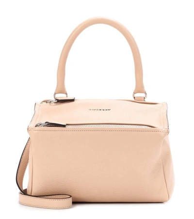 Shop Givenchy Pandora Small Leather Shoulder Bag In Pink