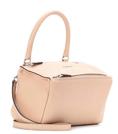 Shop Givenchy Pandora Small Leather Shoulder Bag In Pink