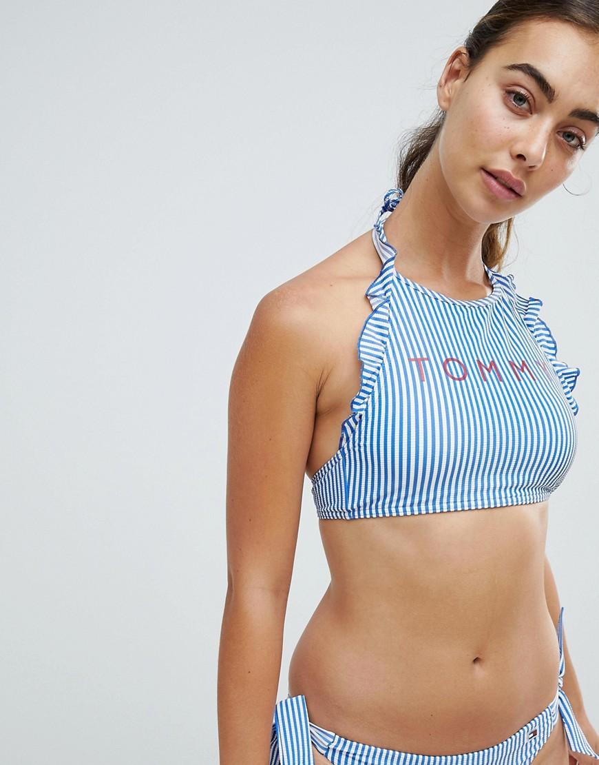 tommy hilfiger seersucker swimsuit