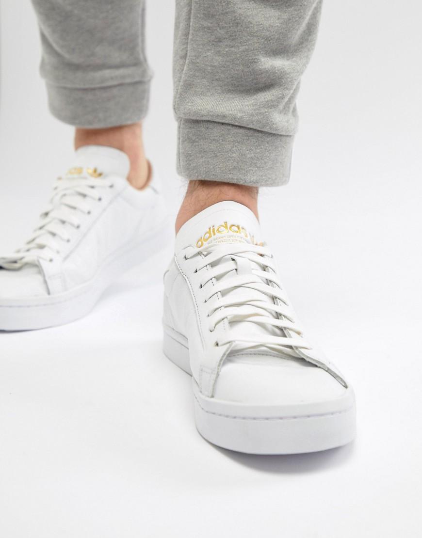 Adidas Originals Court Vantage Sneakers In White Cq2561 - White | ModeSens