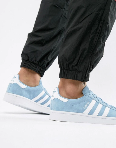 Shop Adidas Originals Campus Sneakers In Blue Db0983 - Blue