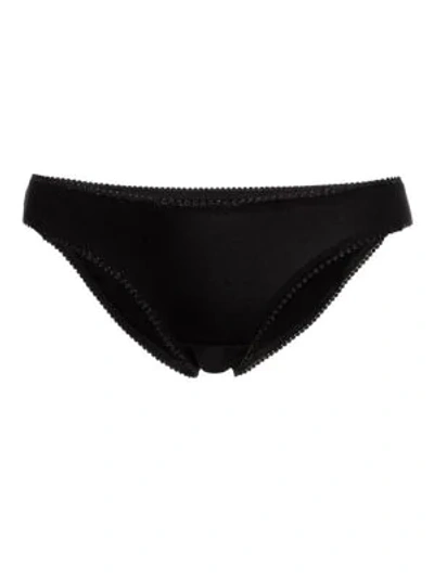 Shop On Gossamer Cabana Cotton Bikini Briefs In Black