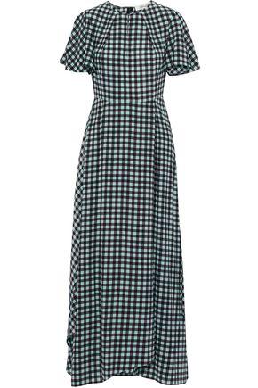 dvf gingham dress