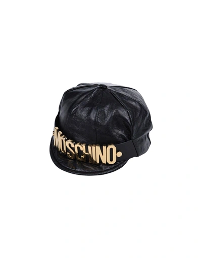 Shop Moschino Hats In Black