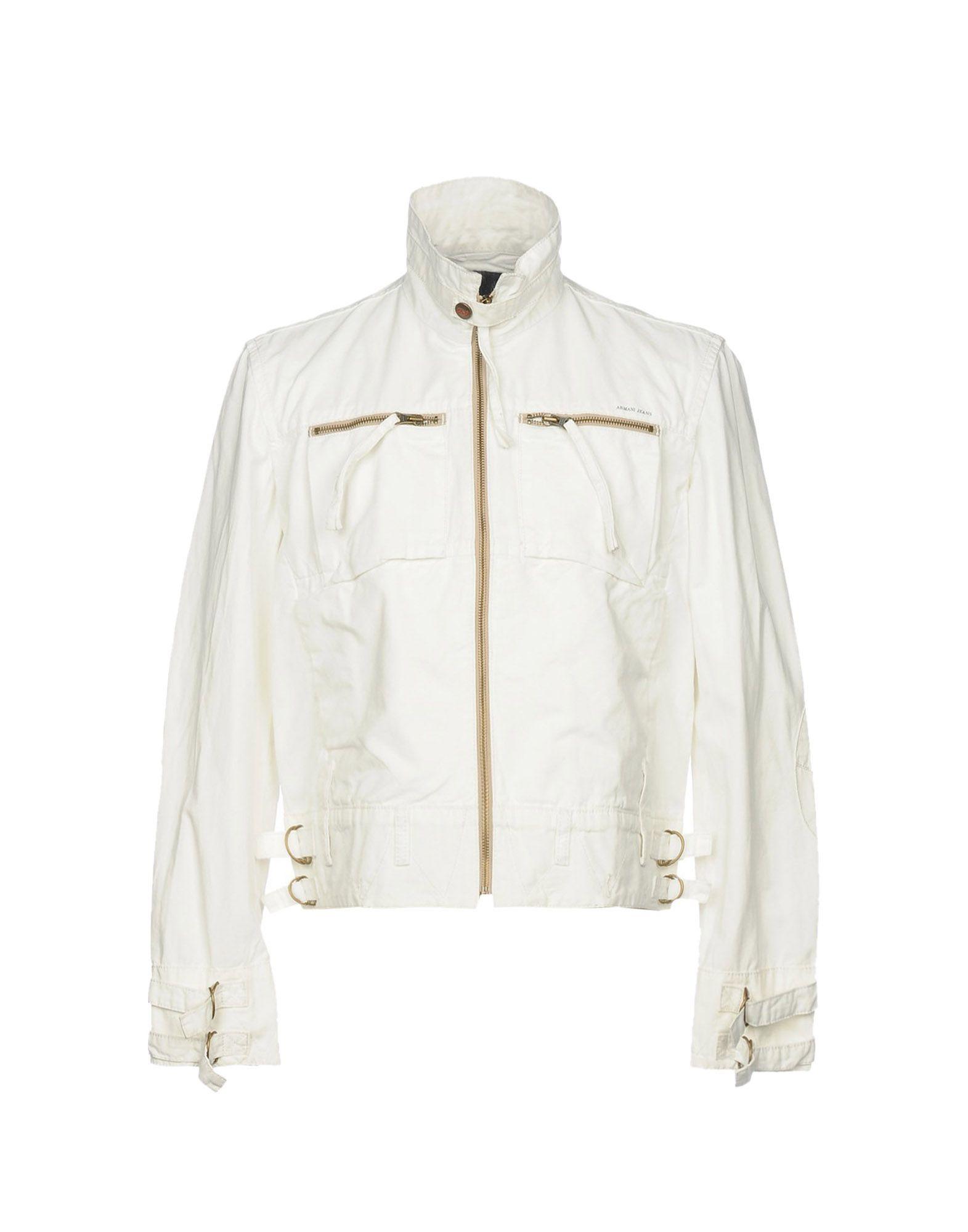 armani jeans white jacket