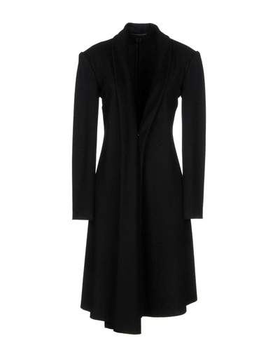 Shop Yohji Yamamoto Full-length Jacket In Black