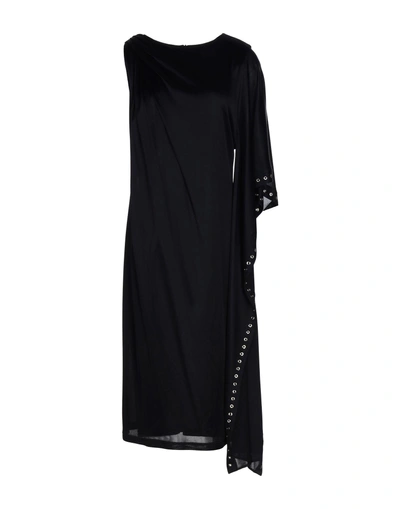 Shop Andrew Gn Knee-length Dress In Black