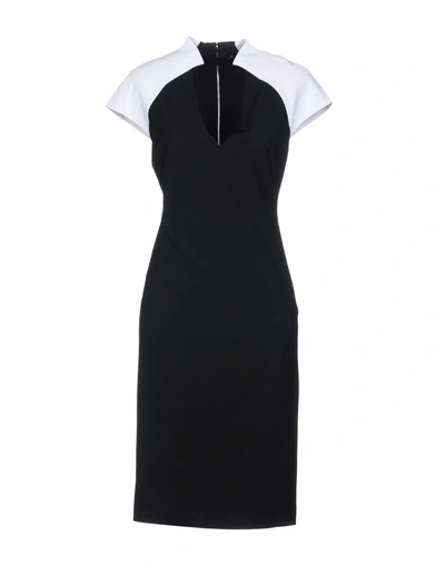 Shop Alice And Olivia Knee-length Dresses In Black
