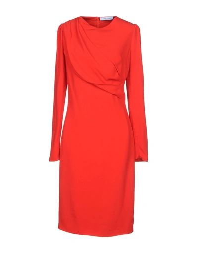 Shop Blumarine Knee-length Dresses In Red