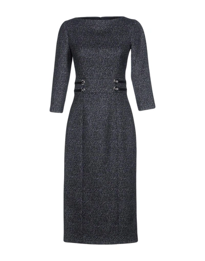 Shop Michael Kors Knee-length Dresses In Steel Grey