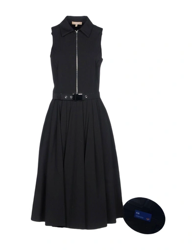 Shop Michael Kors Knee-length Dress In Black