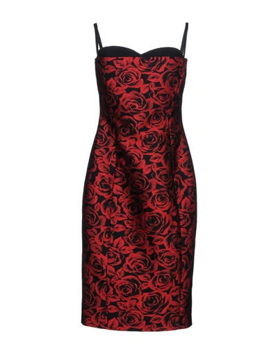 Shop Michael Kors Knee-length Dress In Red