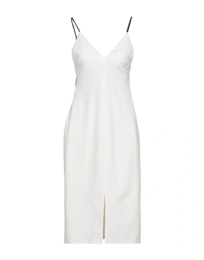 Shop Alice And Olivia Knee-length Dress In White
