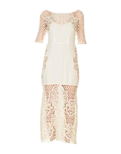 Shop For Love & Lemons Long Dresses In Transparent