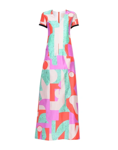 Shop Roksanda Long Dress In Green