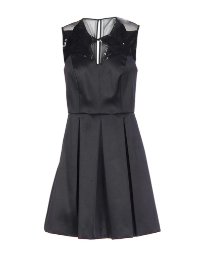 Shop Sandro Short Dress In Black