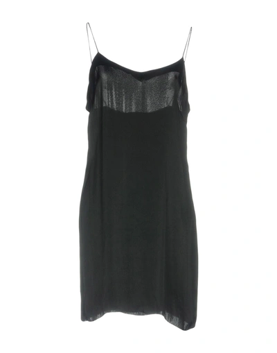 Shop Rochas Short Dress In Black