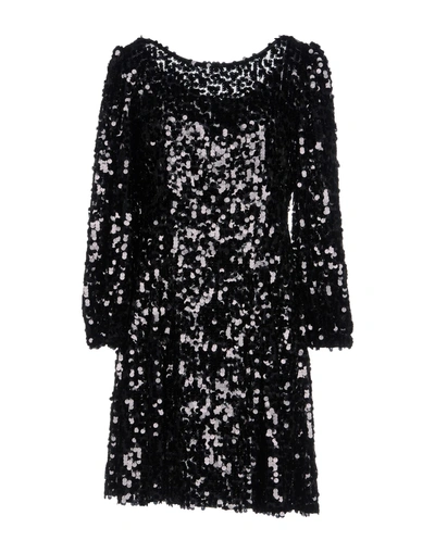 Dolce & Gabbana Short Dresses In Black