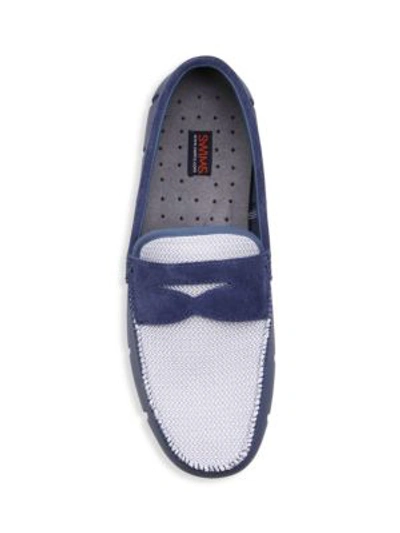 Shop Swims Men's Penny Loafer Drivers In Blue